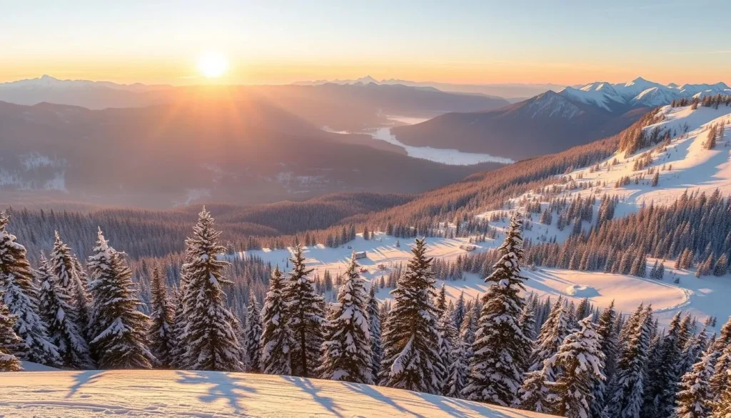Explore winter sports in the Cascade Mountains, Oregon