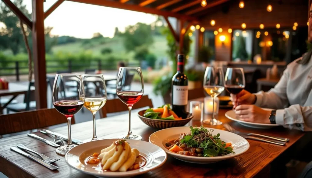Farm-to-table dining experience in Sonoma County California with fresh local cuisine and wine pairing Farm-to-table dining experience in Sonoma County California with fresh local cuisine and wine pairing