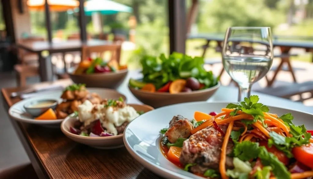 Farm-to-table dining experience in Yolo County with fresh local ingredients and outdoor seating Farm-to-table dining experience in Yolo County with fresh local ingredients and outdoor seating