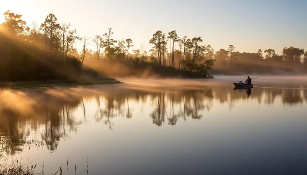 Fishing at Dowling Lake in Union County Florida Fishing at Dowling Lake in Union County Florida