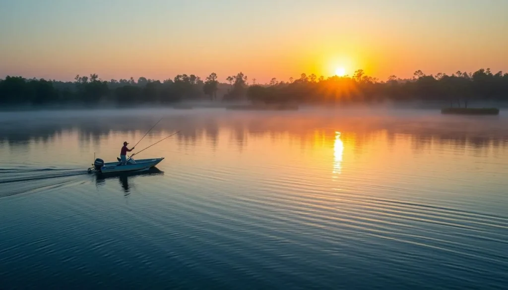 Fishing on Lake Talquin in Gadsden County, Florida Fishing on Lake Talquin in Gadsden County, Florida