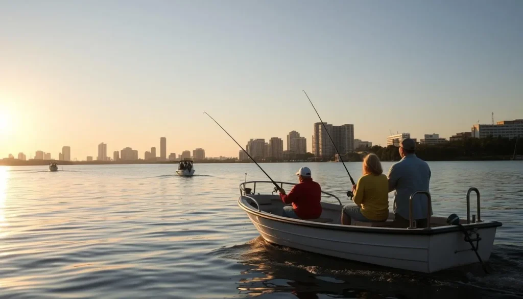 Fishing on St. Johns River in Duval County, Florida