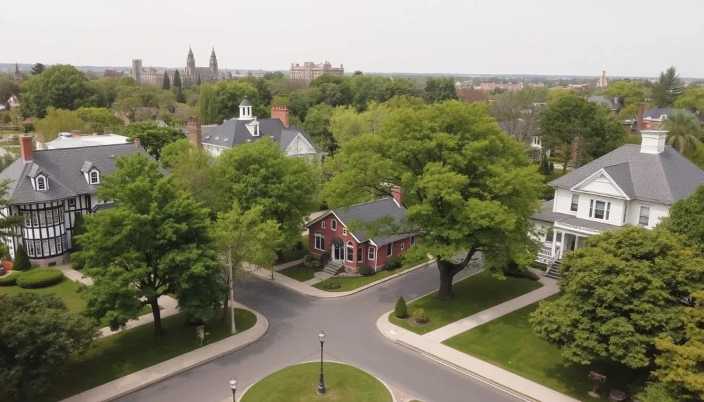 General Electric Realty Plot with historic mansions and tree-lined streets in Schenectady General Electric Realty Plot with historic mansions and tree-lined streets in Schenectady