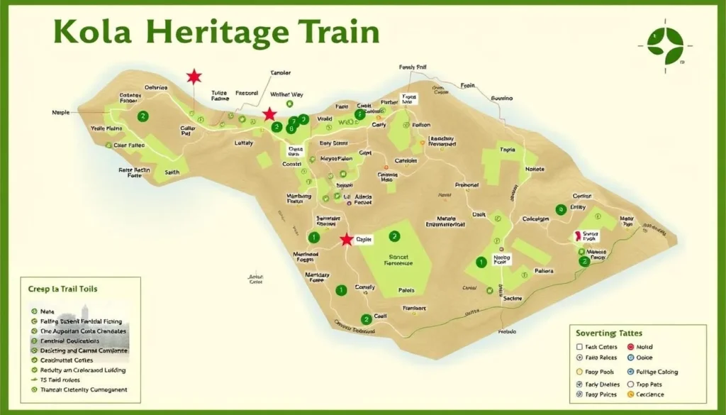 Generate a map image of the Koloa Heritage Trail.