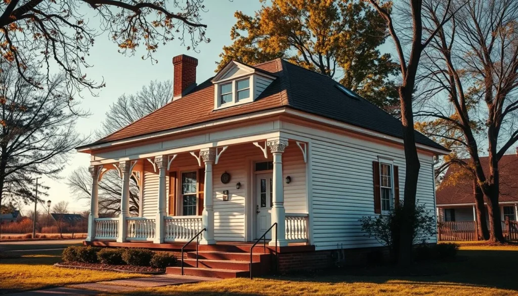 Generate an image of Elvis Presley's birthplace in Tupelo, Mississippi.