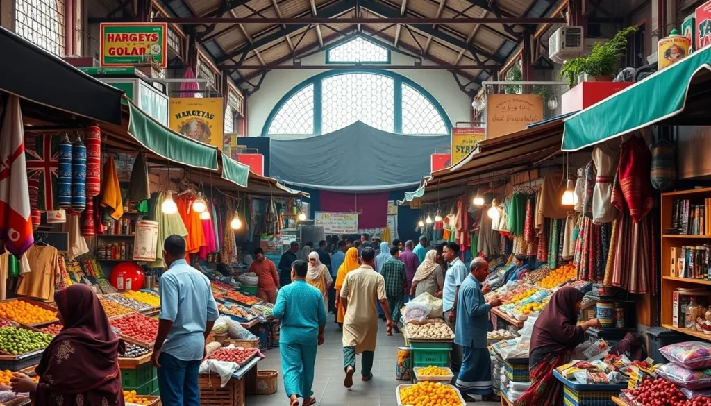 Generate an image of Hargeysa Central Market