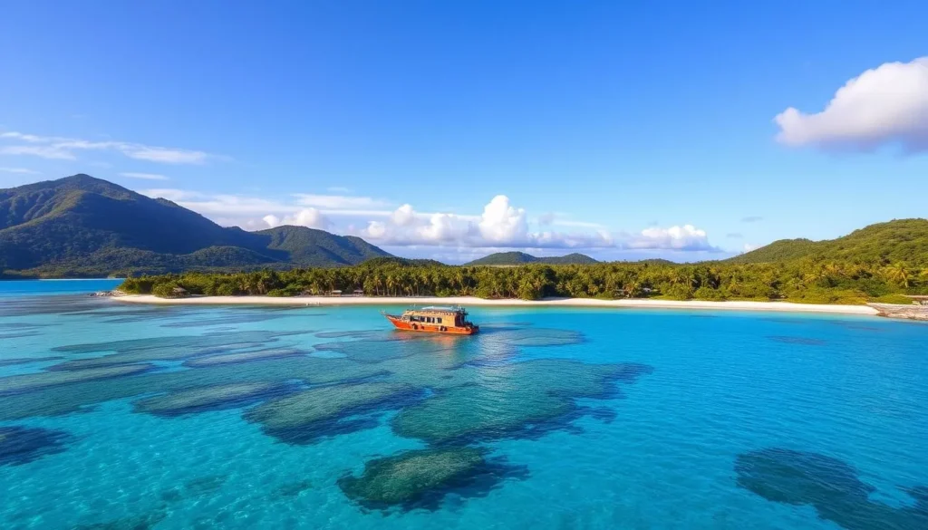 Generate an image of Inhaca Island's pristine beaches and clear Indian Ocean waters.