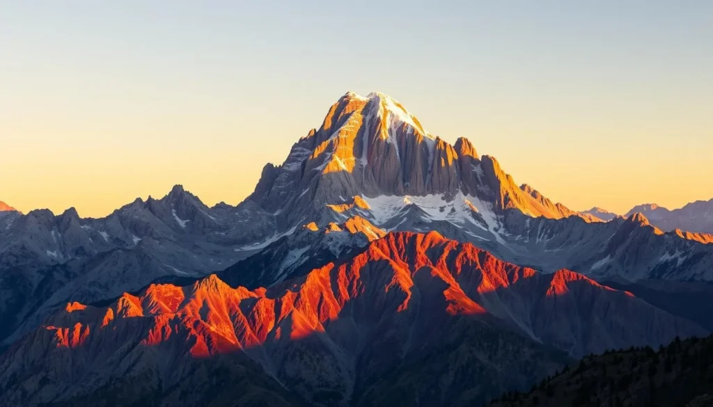Generate an image of Mount Whitney's majestic peak