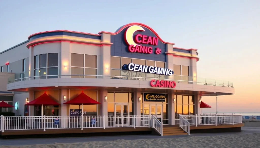 Generate an image of Ocean Gaming Casino at Hampton Beach