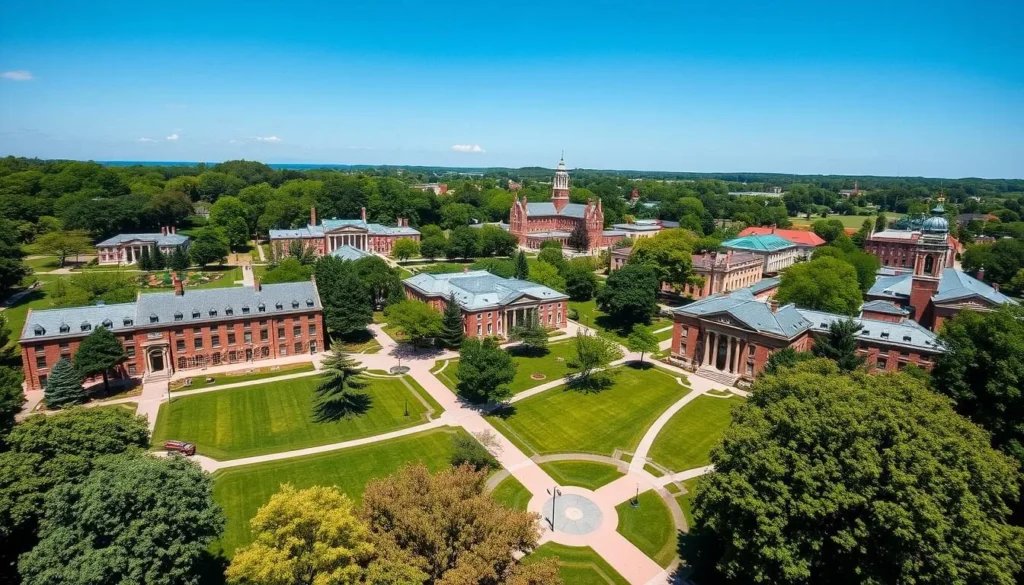 Generate an image of Princeton University's campus