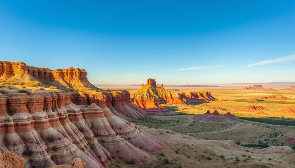 Generate an image of Theodore Roosevelt National Park's breathtaking badlands landscape.