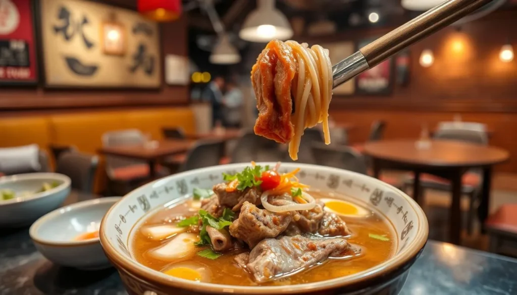 Generate an image of a bowl of gomtang at Onggii