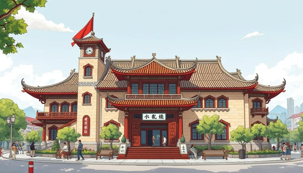 Generate an image of a cultural attraction or museum in Taichung.