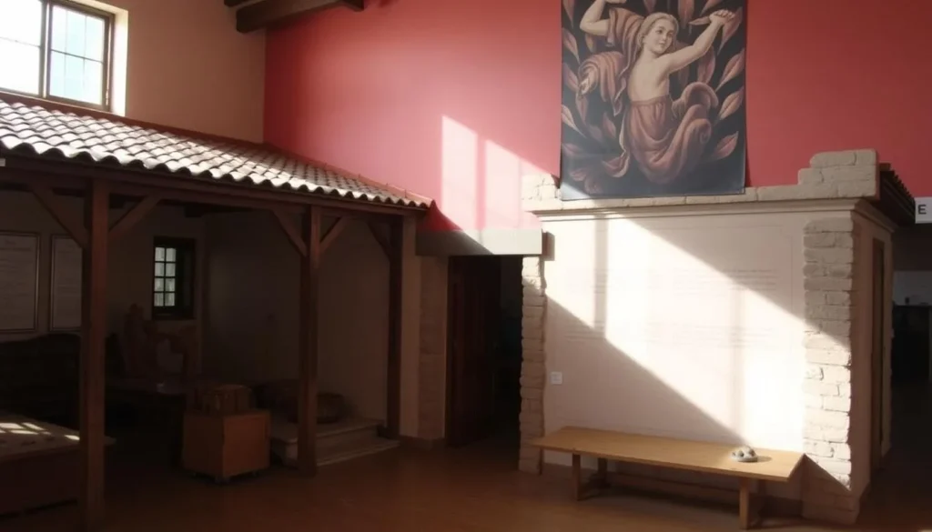 Generate an image of a historic building or artifact at the Kern County Museum.