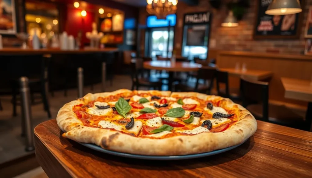 Generate an image of a pizza at Pagliai's Pizza