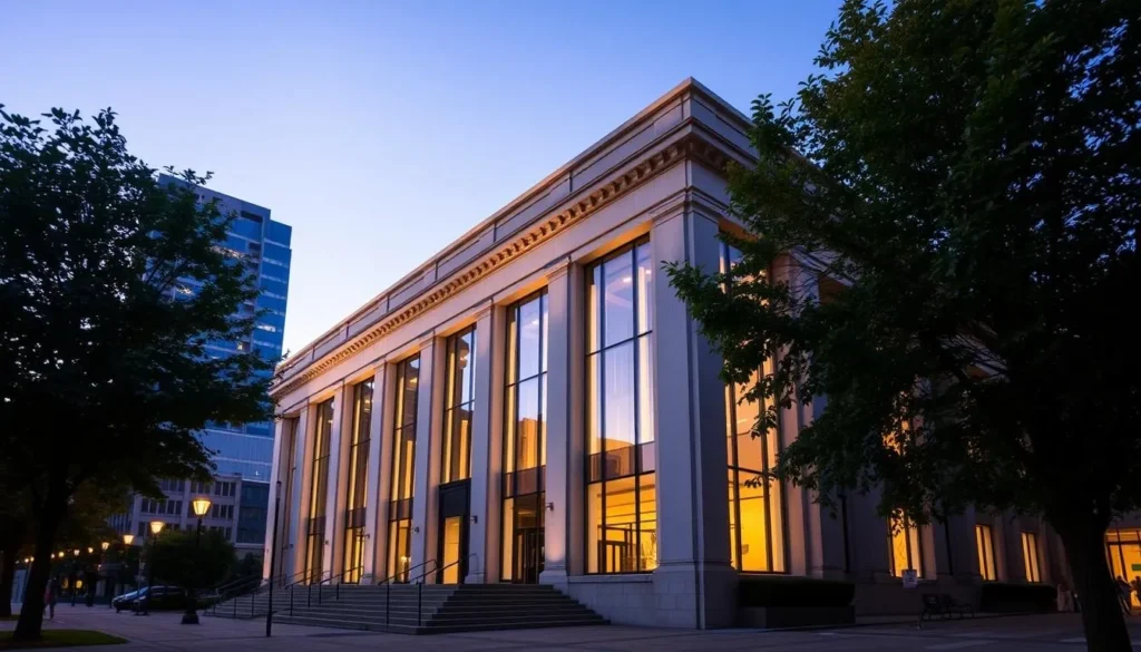Generate an image of the Art Gallery of Hamilton's exterior