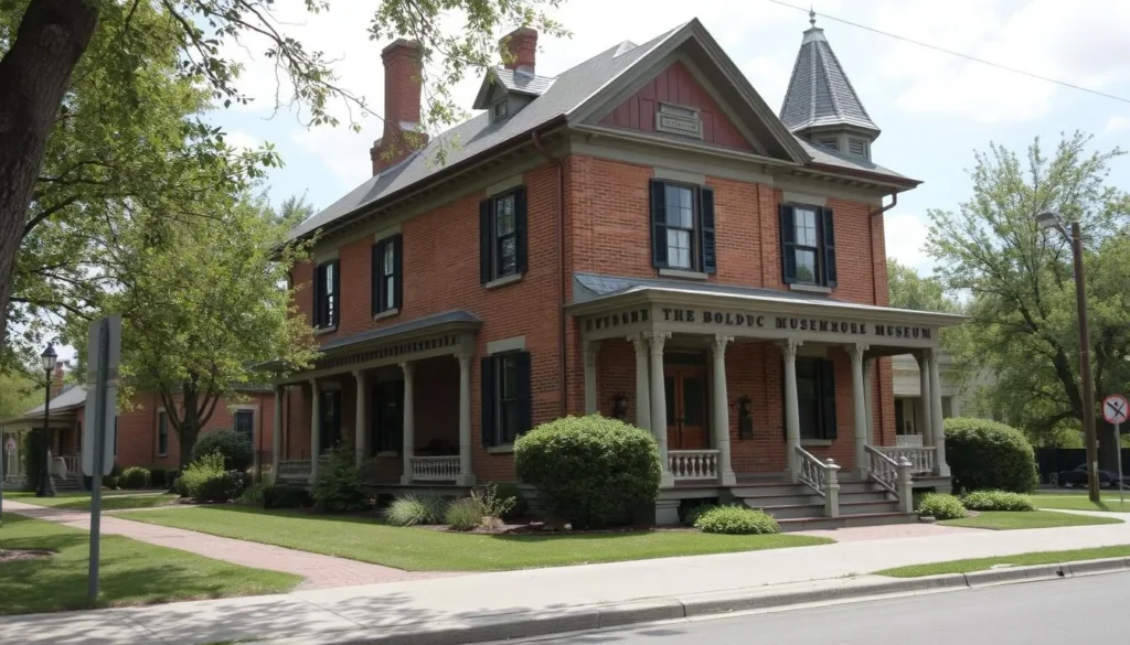 Generate an image of the Bolduc House Museum, highlighting its historic significance and beautifully preserved architecture.