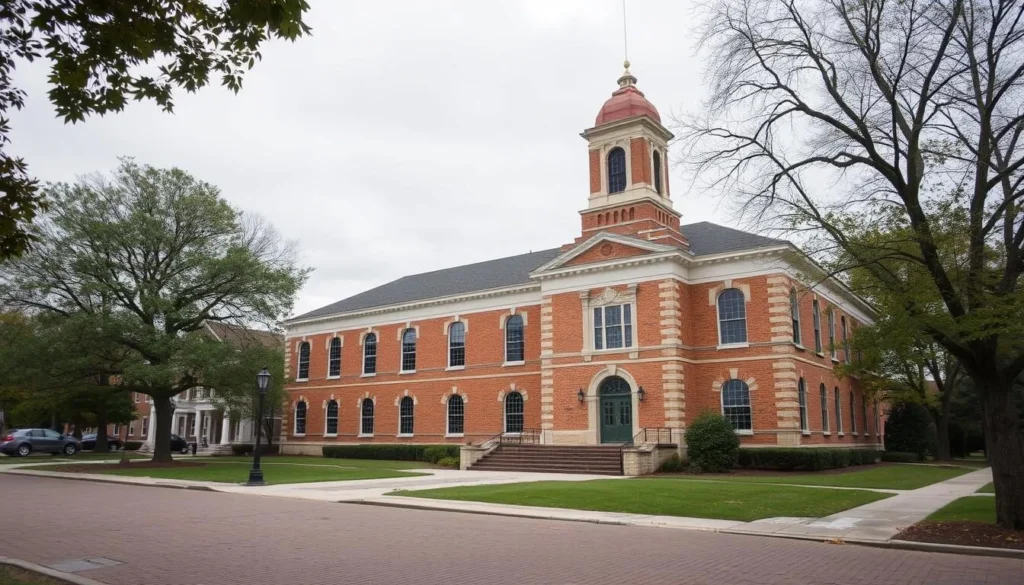 Generate an image of the Campus Martius Museum, a historic site in Marietta, Ohio, showcasing its significant architecture.