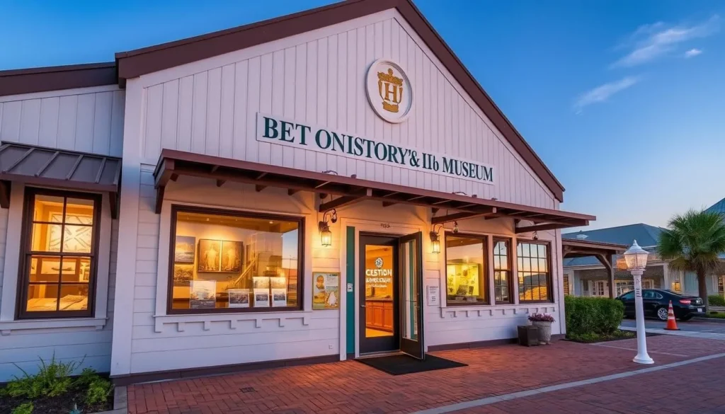 Generate an image of the Destin History & Fishing Museum's exterior or a notable exhibit.