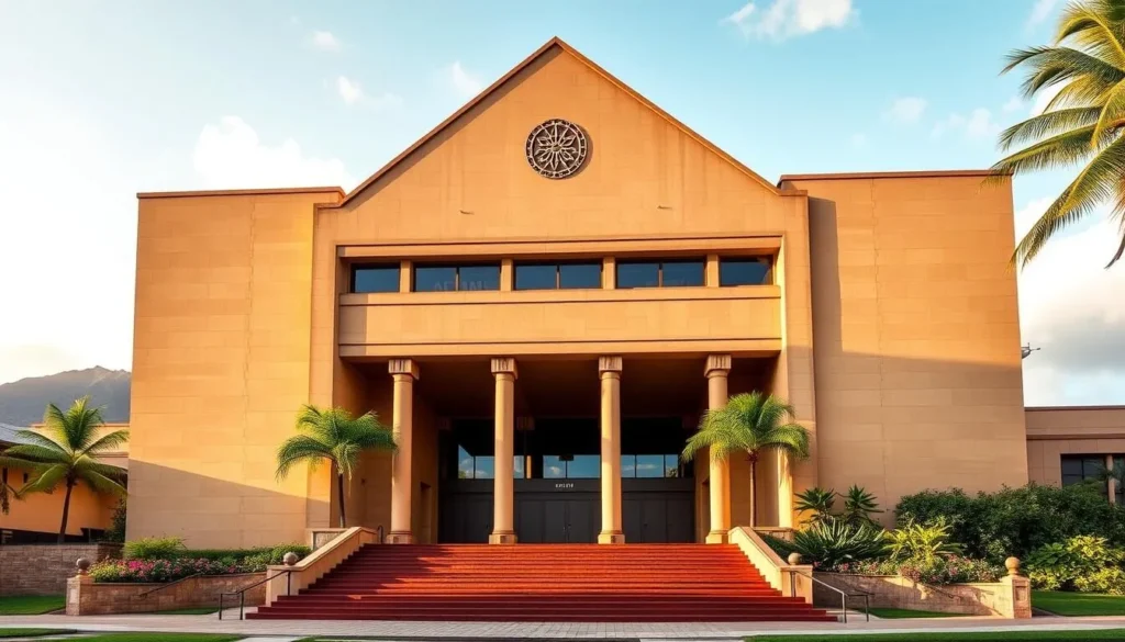 Generate an image of the Doris Duke Theatre at the Honolulu Museum of Art