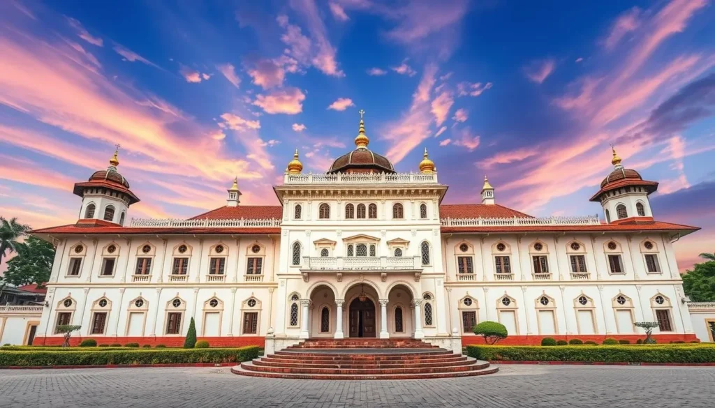Generate an image of the Emir's Palace in Ilorin, Nigeria, showcasing its architectural beauty and historical significance.