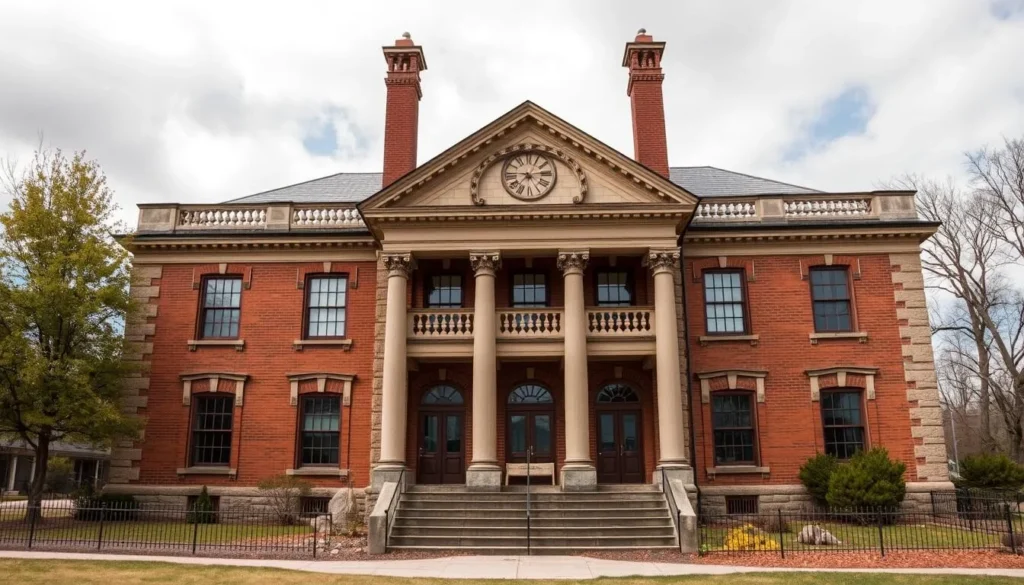 Generate an image of the Glore Psychiatric Museum's exterior or a notable exhibit.