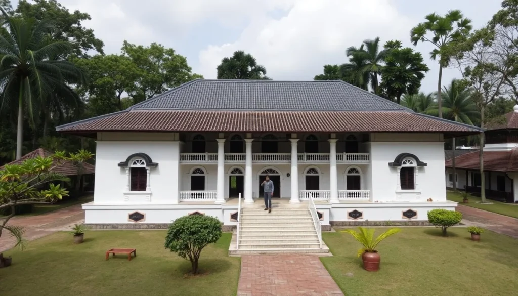 Generate an image of the Malay Heritage Centre's historic Istana Kampong Gelam.