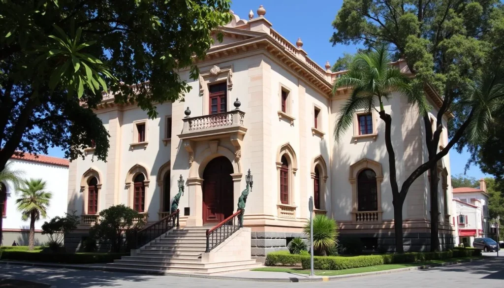 Generate an image of the Museo de las Aves de México's exterior, showcasing its beautifully restored 19th-century building.
