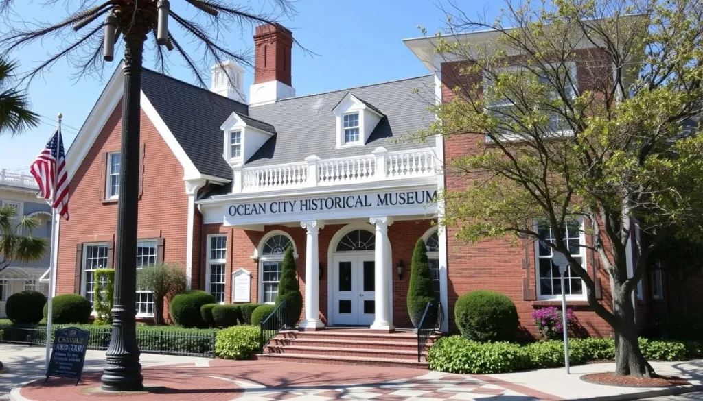 Generate an image of the Ocean City Historical Museum's exterior