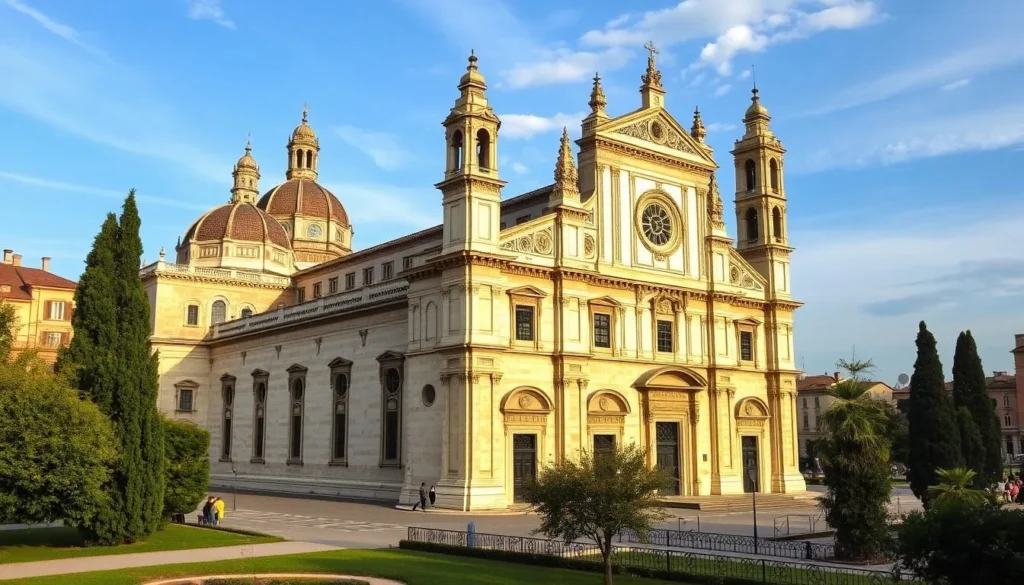 Generate an image of the Padua Cathedral and Baptistery