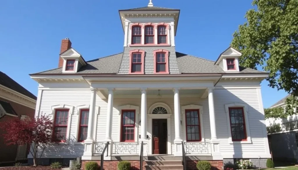 Generate an image of the Patee House Museum's exterior, showcasing its historic architecture.