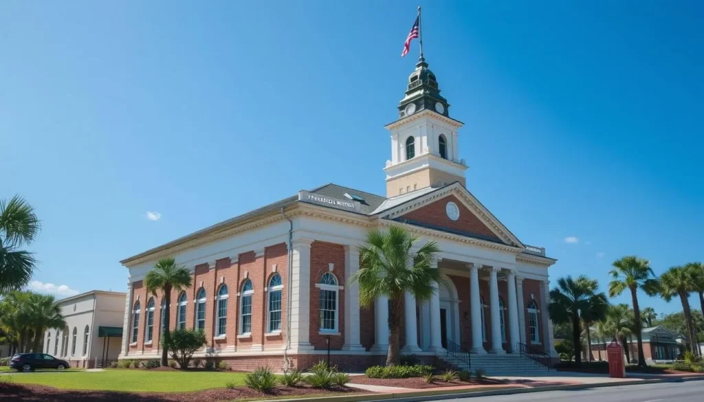 Generate an image of the Pensacola Museum of History housed in the former City Hall.