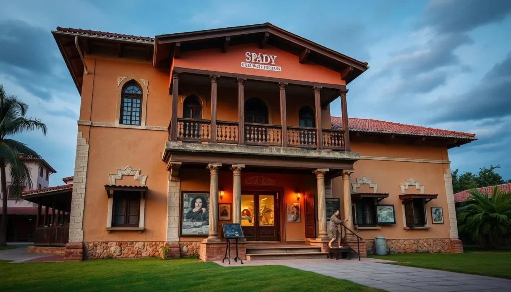 Generate an image of the Spady Cultural Heritage Museum, showcasing its historic significance and cultural importance.