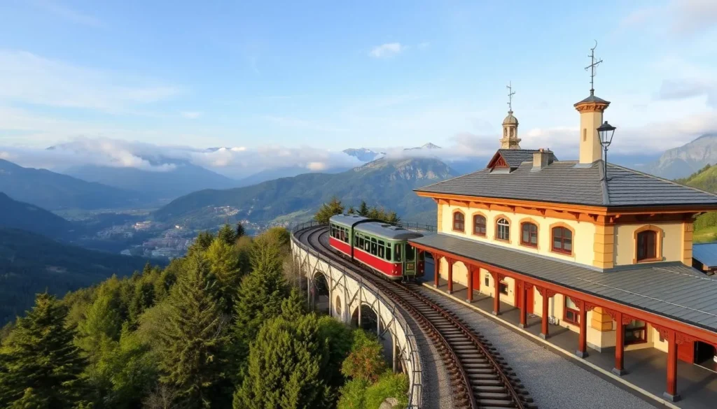 Get an image of the La Coudre Funicular railway