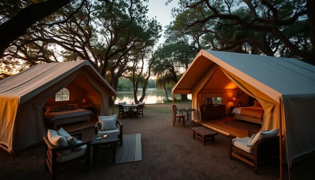 Glamping tents at Peace River Oaks in Hardee County Florida Glamping tents at Peace River Oaks in Hardee County Florida