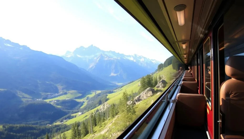 GoldenPass panoramic train