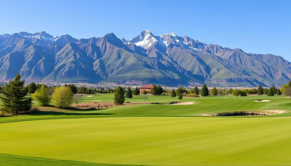 Golfing at Eagle Mountain Golf Course in Brigham City Utah Golfing at Eagle Mountain Golf Course in Brigham City Utah