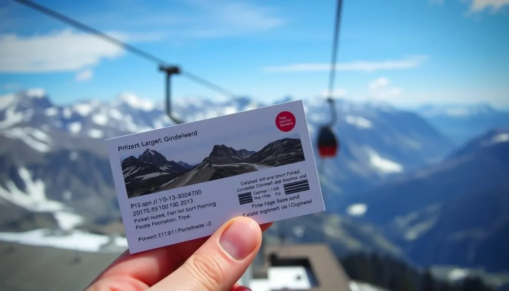 Grindelwald First cable car tickets