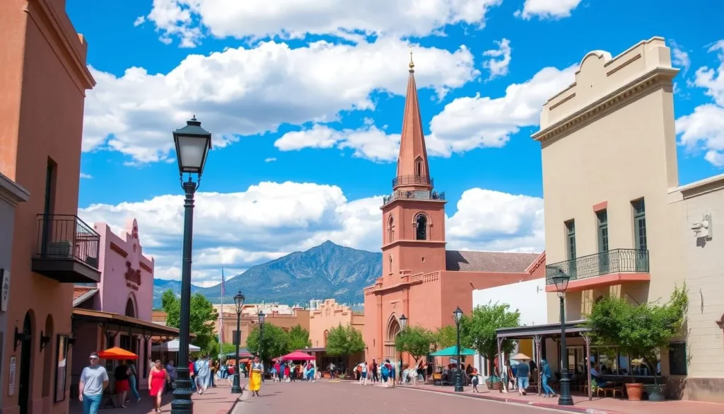 Guided tour of Old Town Albuquerque