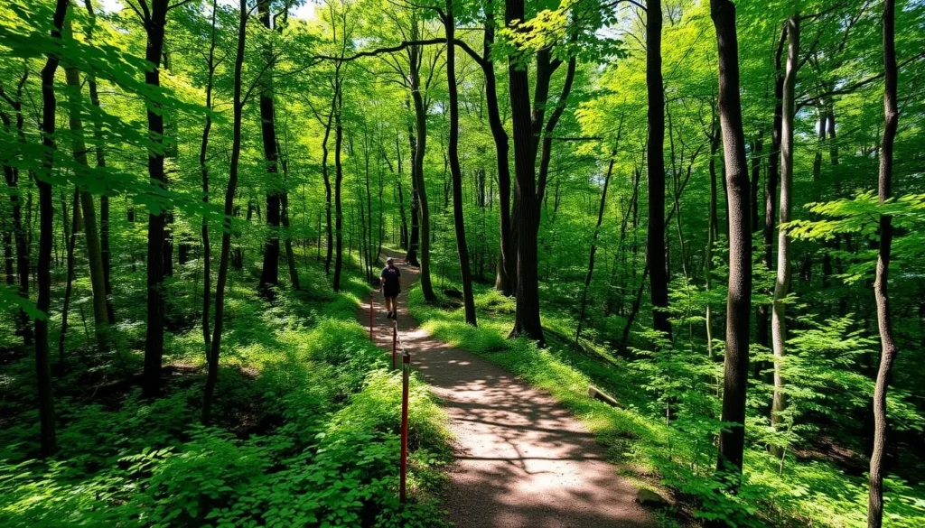Hiking trails in the Adirondack foothills of Oneida County New York Hiking trails in the Adirondack foothills of Oneida County New York