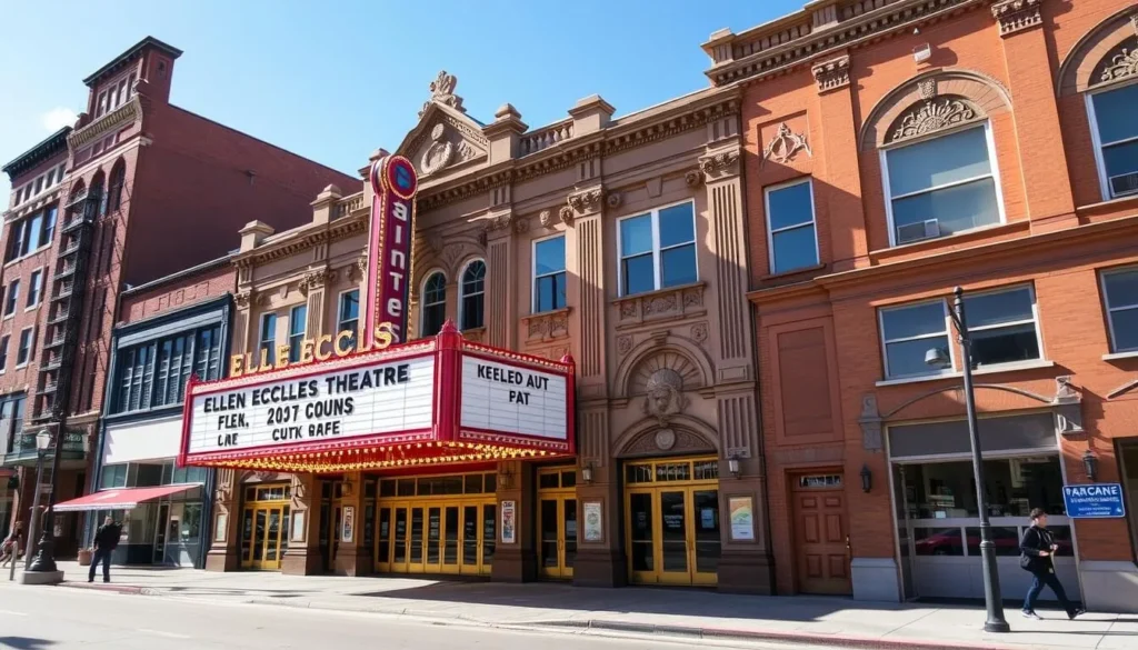 Historic Ellen Eccles Theatre in downtown Logan, Utah things to do Historic Ellen Eccles Theatre in downtown Logan, Utah things to do