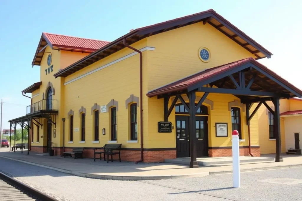 Historic L&N Train Depot in Bay Saint Louis now serving as Visitors Center and museum Historic L&N Train Depot in Bay Saint Louis now serving as Visitors Center and museum