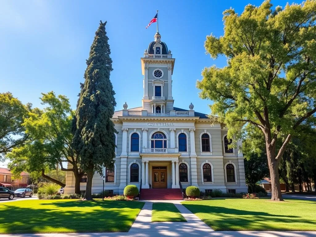 Historic Merced County Courthouse Museum building in Merced County California Historic Merced County Courthouse Museum building in Merced County California