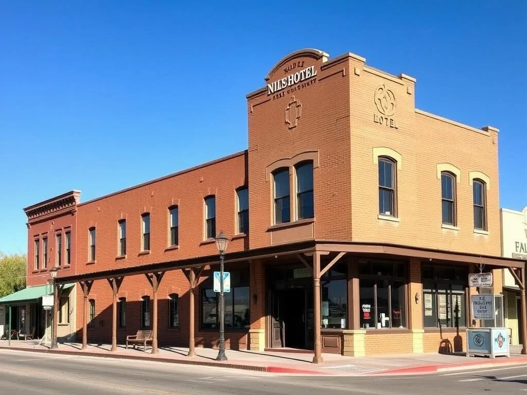 Historic Niles Hotel in downtown Alturas, Modoc County Historic Niles Hotel in downtown Alturas, Modoc County
