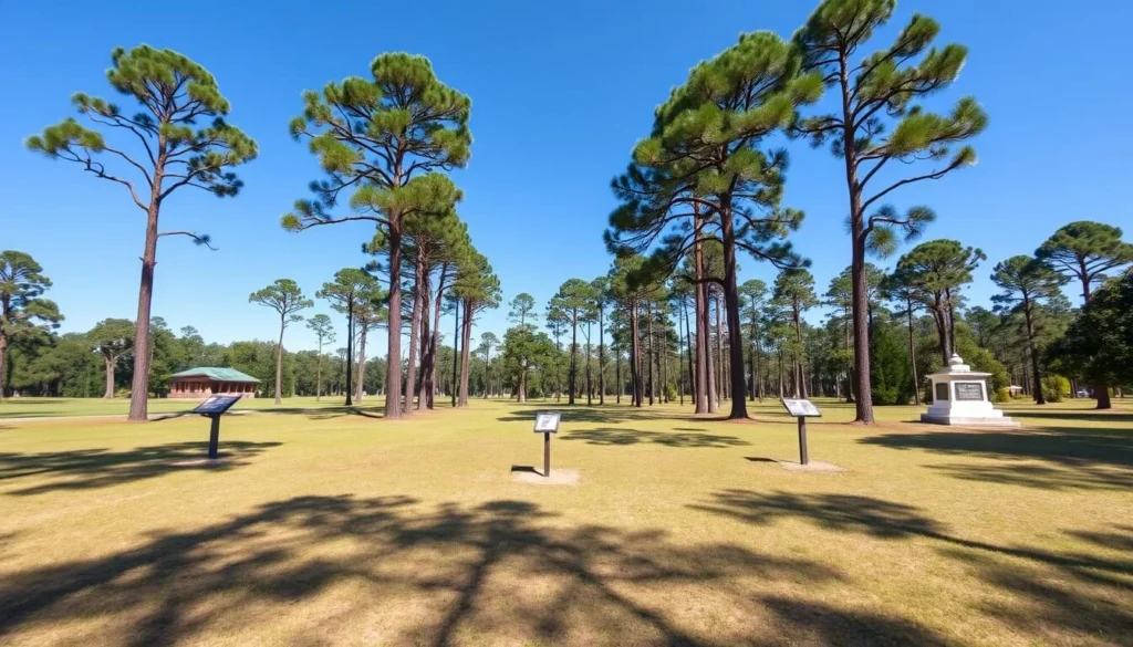 Historic battlefield at Olustee Battlefield Historic State Park in Baker County Florida Historic battlefield at Olustee Battlefield Historic State Park in Baker County Florida