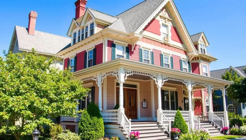 Historic bed and breakfast in Easton Pennsylvania with Victorian architecture Historic bed and breakfast in Easton Pennsylvania with Victorian architecture