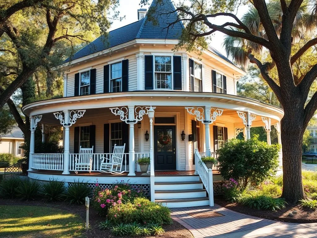 Historic bed and breakfast in downtown Madison with Victorian architecture and wraparound porch Historic bed and breakfast in downtown Madison with Victorian architecture and wraparound porch