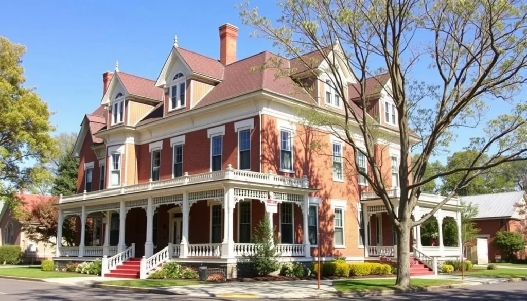 Historic building in Herkimer County with Victorian architecture preserved as a museum Historic building in Herkimer County with Victorian architecture preserved as a museum