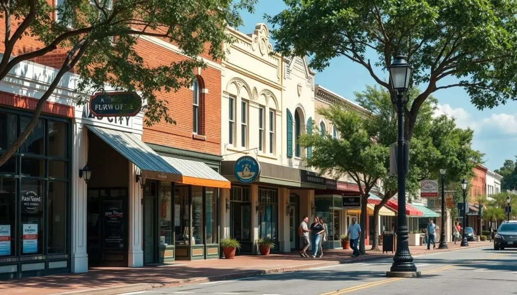 Historic downtown Dade City with its charming main street and preserved architecture Historic downtown Dade City with its charming main street and preserved architecture