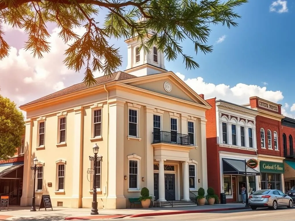 Historic downtown Live Oak showing the Suwannee County Courthouse and surrounding buildings Historic downtown Live Oak showing the Suwannee County Courthouse and surrounding buildings